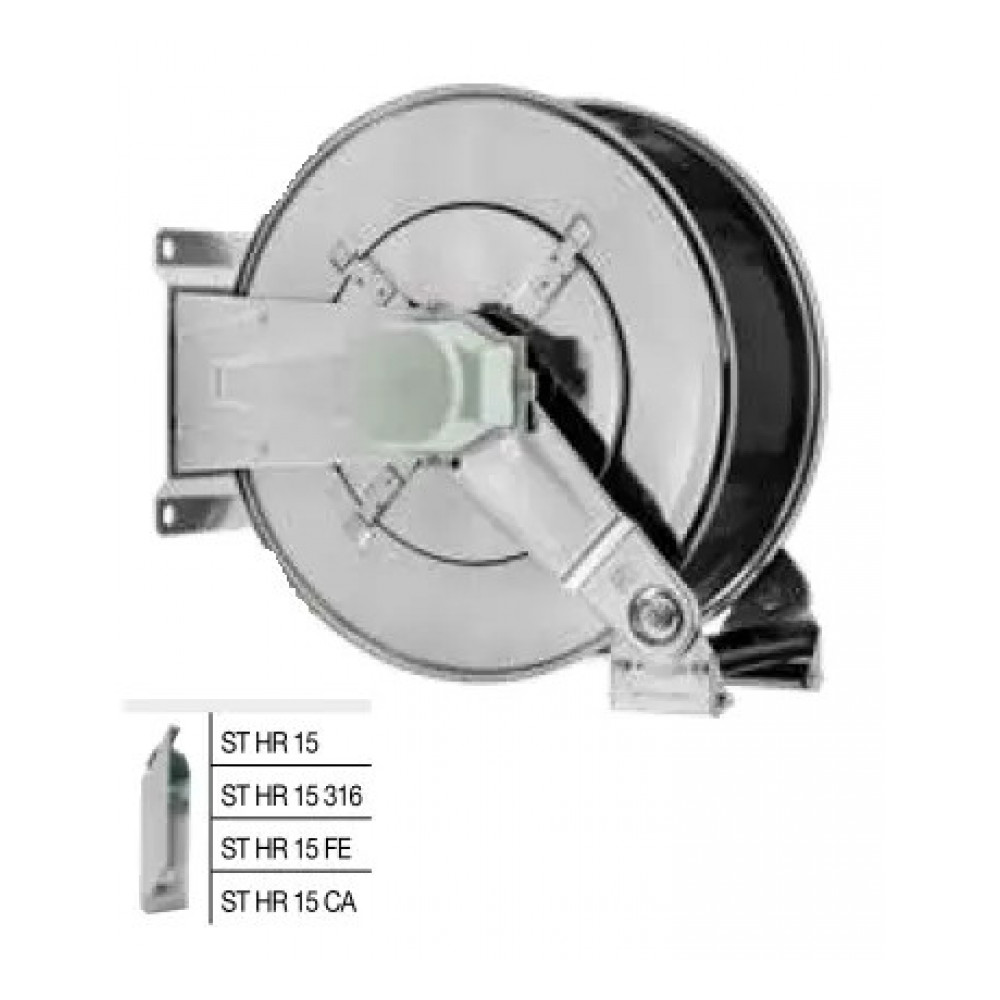 Барабан автоматический Ramex HR 1000 BK с безопасным сматыванием, 15 м 1/2