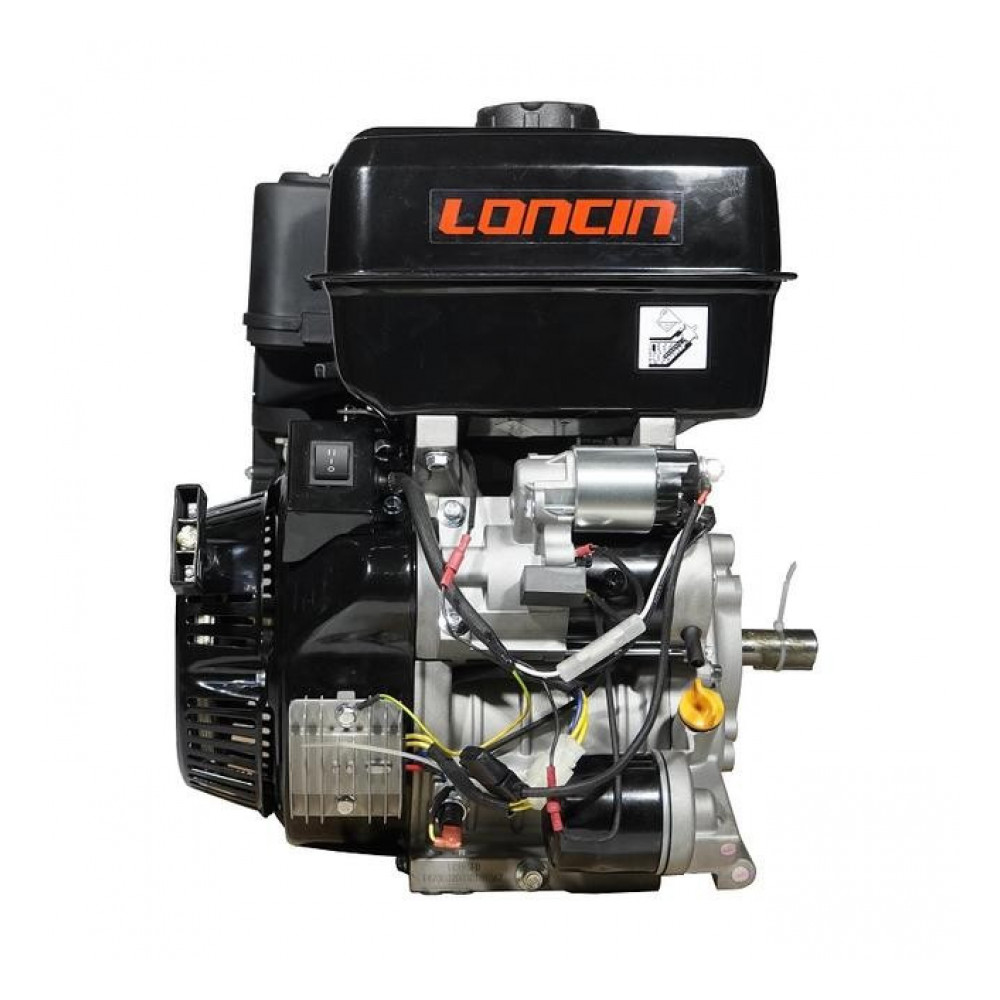 Бензиновый двигатель Loncin LC196FD (D type), вал 25 мм, катушка 20 А Бензиновый двигатель Loncin LC196FD (D type), вал 25 мм, катушка 20 А