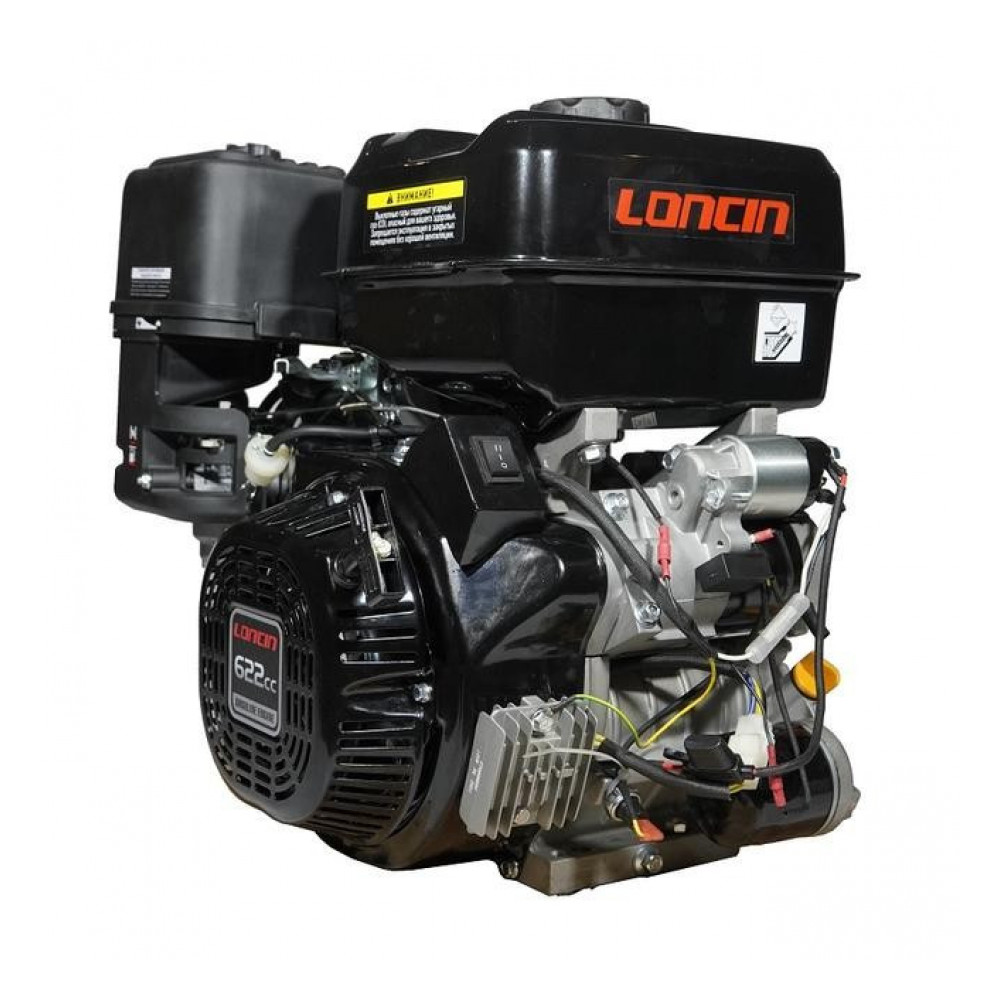Бензиновый двигатель Loncin LC196FD (D type), вал 25 мм, катушка 20 А Бензиновый двигатель Loncin LC196FD (D type), вал 25 мм, катушка 20 А