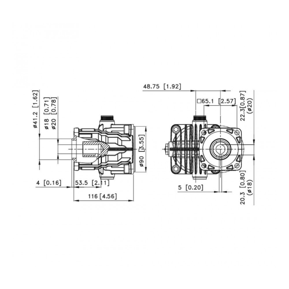 Редуктор Bertolini RTA126 для C40 (3600–1450 об/мин, Honda 3/4 Редуктор Bertolini RTA126 для C40 (3600–1450 об/мин, Honda 3/4