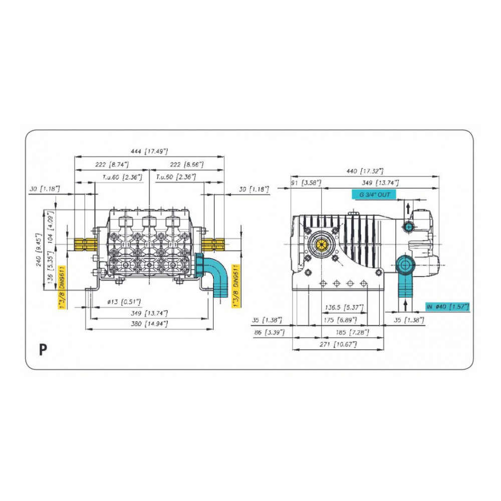 Насос Bertolini CK 120.1 P Насос Bertolini CK 120.1 P