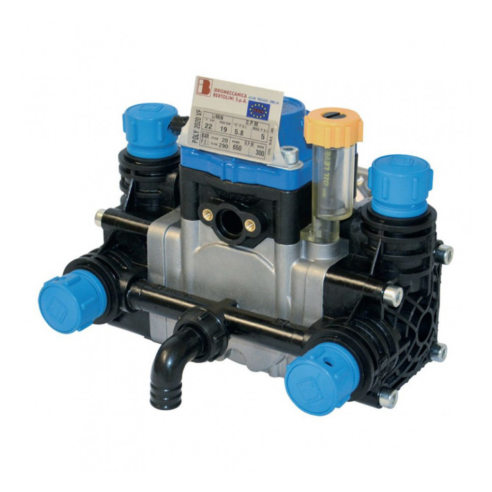 Мембранный насос Bertolini POLY 2025.1 HP MNF (с PBP), 27 л/мин, 20 бар Мембранный насос Bertolini POLY 2025.1 HP MNF (с PBP), 27 л/мин, 20 бар