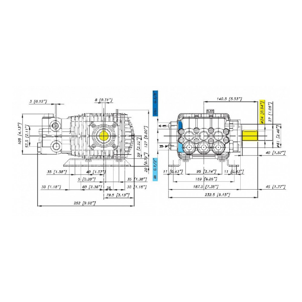 Насос Bertolini TML 1728-HP Насос Bertolini TML 1728-HP