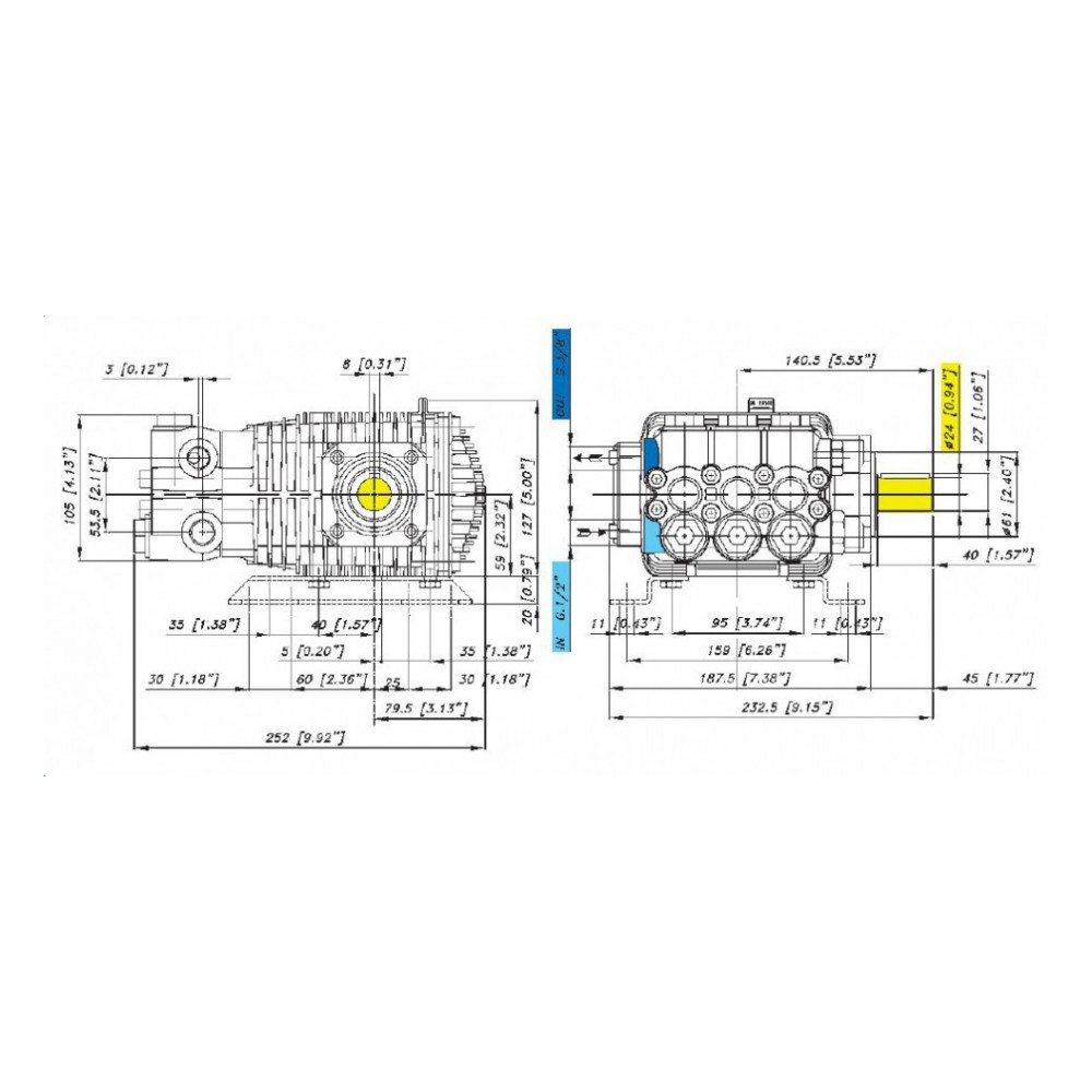 Насос Bertolini TML 2420-HW Насос Bertolini TML 2420-HW