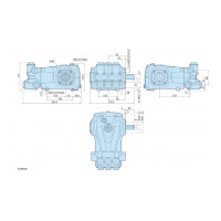 Насос Annovi Reverberi RGP 70.15 N, 70 л/мин, 150 бар Насос Annovi Reverberi RGP 70.15 N, 70 л/мин, 150 бар