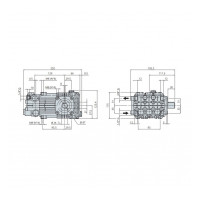 Насос Annovi Reverberi RK 14.20 N DX Насос Annovi Reverberi RK 14.20 N DX