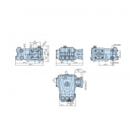 Насос Annovi Reverberi RRV 3.5G 25D с фланцем 3/4 Насос Annovi Reverberi RRV 3.5G 25D с фланцем 3/4