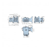 Насос Annovi Reverberi RRV 3.5G 27D с фланцем 3/4 Насос Annovi Reverberi RRV 3.5G 27D с фланцем 3/4