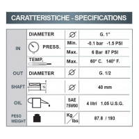 Насос Bertolini CAX 3060 (нерж. сталь 316), 31 л/мин, 600 бар Насос Bertolini CAX 3060 (нерж. сталь 316), 31 л/мин, 600 бар