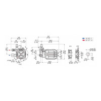 Насос Comet CXD 2530G (207 бар, 9,1 л/мин, 3400 об/мин, полый вал 3/4 Насос Comet CXD 2530G (207 бар, 9,1 л/мин, 3400 об/мин, полый вал 3/4