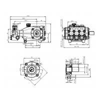 Насос высокого давления Hawk NMT2120EBCHR Насос высокого давления Hawk NMT2120EBCHR