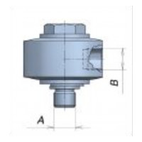 Поворотное соединение Mecline 90°, 280 бар, 3/8 Поворотное соединение Mecline 90°, 280 бар, 3/8