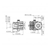 Редуктор Bertolini RTA126 для C40 (3600–1450 об/мин, Honda 3/4 Редуктор Bertolini RTA126 для C40 (3600–1450 об/мин, Honda 3/4