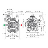 Мембранный насос Bertolini POLY 2400 VD, 388 л/мин, 15 бар Мембранный насос Bertolini POLY 2400 VD, 388 л/мин, 15 бар