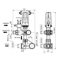 Регулятор Interpump SETMATIC by-pass Регулятор Interpump SETMATIC by-pass