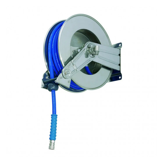 Барабан автоматический Ramex HR 1100 BK с безопасным сматыванием, 20 м 1/2", нерж., 200 бар