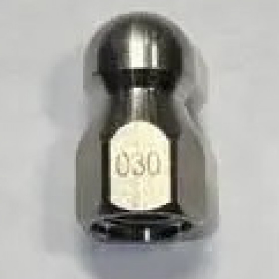 Форсунка каналопромывочная 030, нерж., 1/4" внутр., 500 бар, 3R+1F