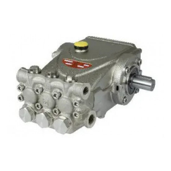 Насос плунжерный Interpump SS3B2021, 21 л/мин, 200 бар, 1450 об/мин, вал 24 мм, головка нерж. AISI 316, до 85 °C