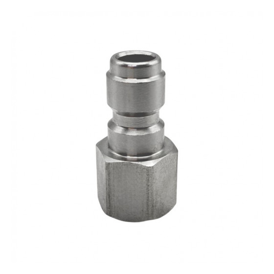 Ниппель быстросъемный короткий 250 бар, 1/4" внутр., нерж. сталь
