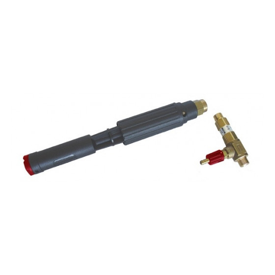 Пенообразующая насадка PA LS12 с наружным эжектором, вход 1/4" внутр. — 3/8" наруж., красная