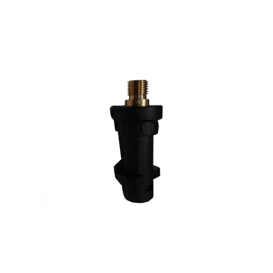 Переходник быстроразъемный бытовой пластиковый Karcher, латунная резьба 1/4" (MD7388)