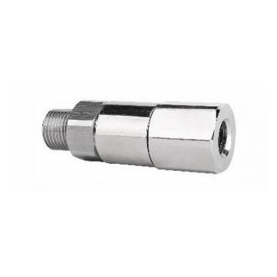 Поворотное соединение 1/4" наруж. – 1/4" внутр., нерж. сталь, 400 бар