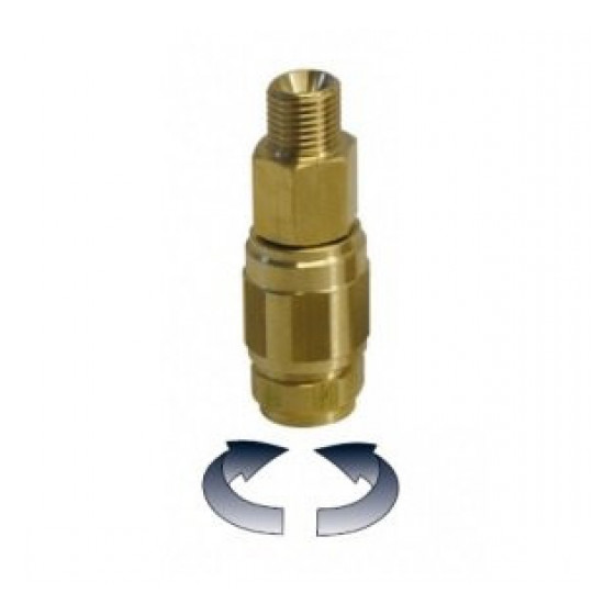 Поворотное соединение Mecline G1/4" наруж. – G1/4" внутр., латунь