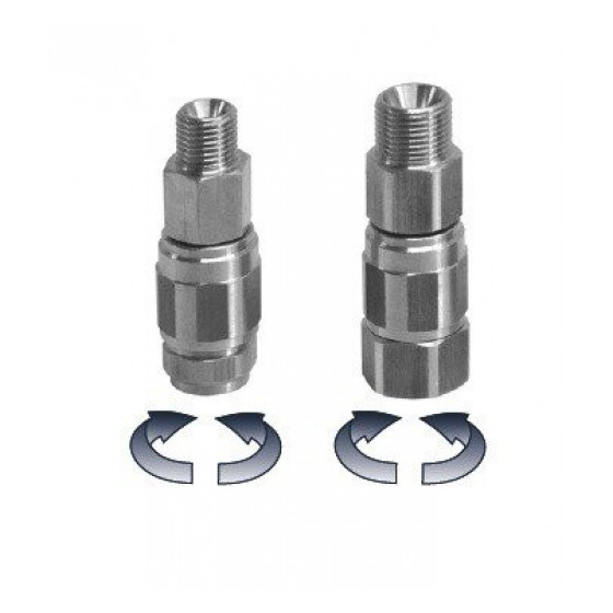 Поворотное соединение Mecline G1/4" наруж. – G1/4" внутр., нерж. сталь