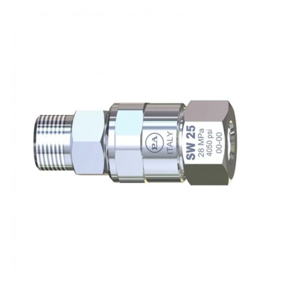 Поворотный фитинг PA SW25-E, 3/8" BSP наруж.