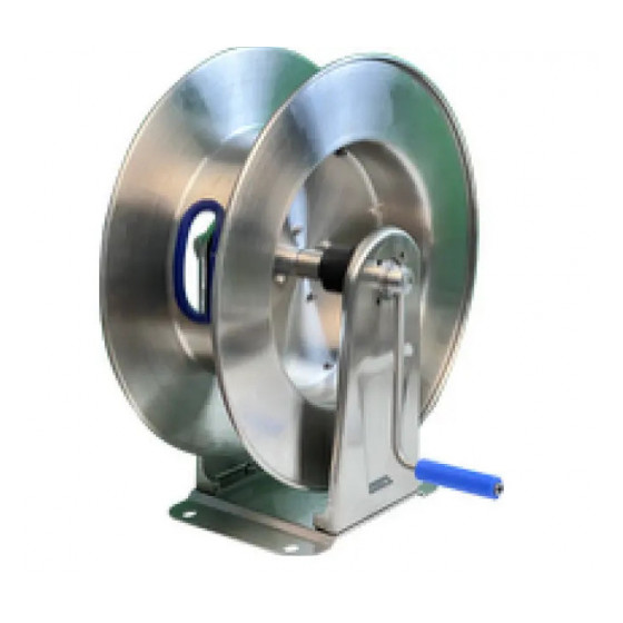 Катушка ручная DLS-500/25 для шланга 30 м 1/2", нержавеющая сталь, 350 бар